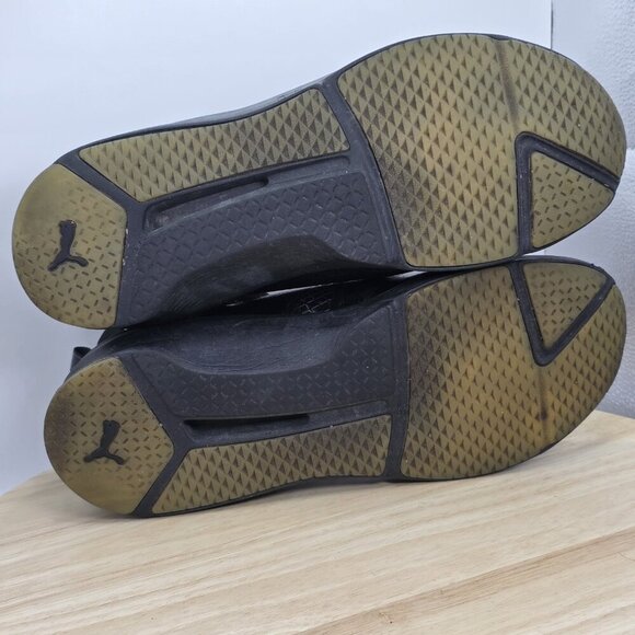 Puma Womens Fierce Metalic 189865 03 Black Running Shoes Sneakers Size 10 - Picture 9 of 10